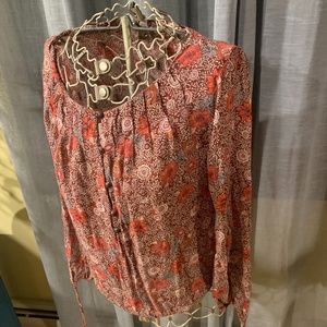 Lucky Brand (S) floral shirt